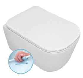 KERASAN - TRIBECA závěsná WC mísa, Rimless, 35x54cm, bílá 511401