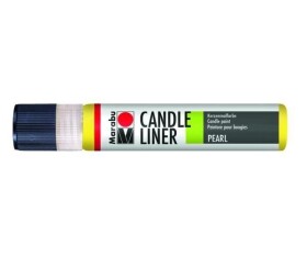 Marabu Candle Liner na svíčky - žlutý 25 ml