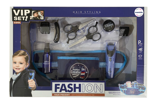 Mamido Dětský barber kadeřnický set s taškou 10 dílů Fashion creator