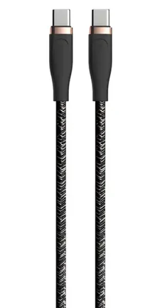 Devia Star Series černá / USB kabel / USB-C - USB-C / 1.5 m (6938595387654)