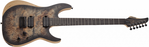 Schecter Reaper-6 Satin Charcoal Burst