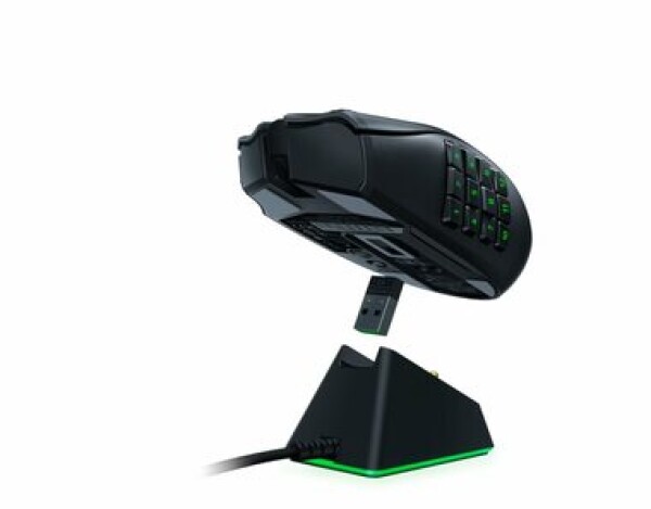 Razer Naga Pro Wireless černá / Herní bezdrátová optická myš / 20.000 DPI / BT / 19+1 tlačítek (RZ01-03420100-R3G1)