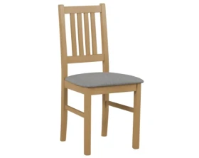 Jídelní židle Bono, dub grandson/šedá tkanina