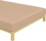 Froté prostěradlo Světle Hnědé Rozměr: 180x200 cm