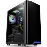 THERMALTAKE H100 TG černá / midi tower / USB / bez zdroje / ATX / průhledná bočnice (CA-1L4-00M1WN-02)