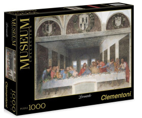 Puzzle Leonardo da Vinci: Poslední večeře 1000 dílků - Clementoni