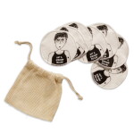 Helen b Látkové odličovací tamponky Not a Morning Person – 7 ks, přírodní barva, textil