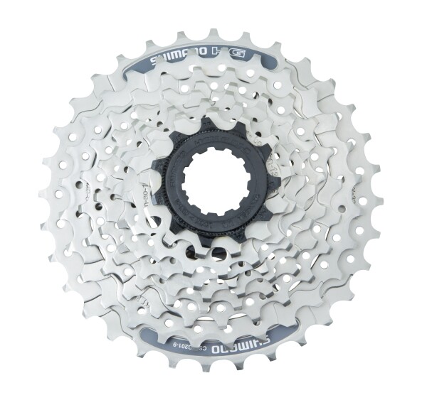 Kazeta SHIMANO 9 speed HG 201 11-32, stříbrná