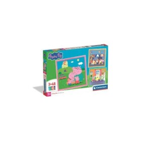 Puzzle Prasátko Peppa 3x48 dílků