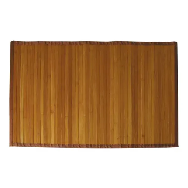 Spirella YALONG koupelnová bambusová předložka 50 x 80 cm béžová / protiskluz (3478680046774)
