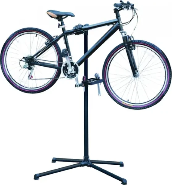 Compass Montážní stojan na kolo / Montážní stojan / nastavitelná výška 105-155 cm / nosnost 20 kg / pogumované čelisti (XC-80038)