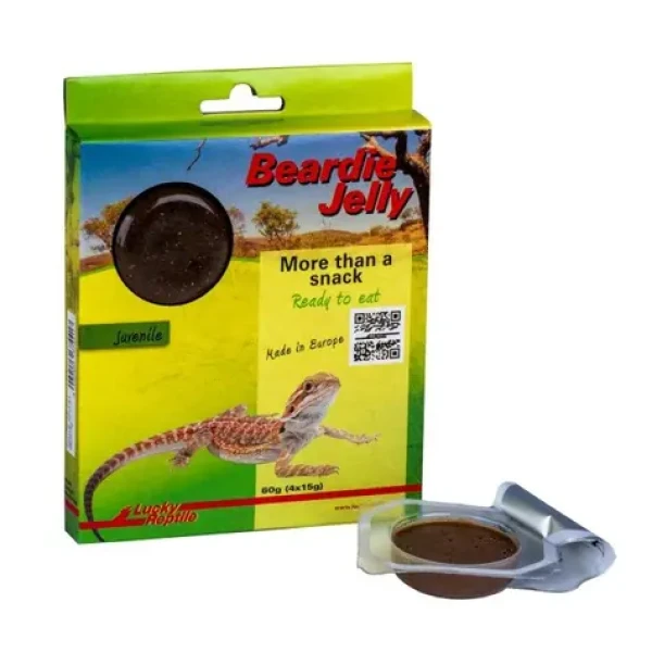 Lucky Reptile Beardie Jelly Juvenile 4x 15g / Doplňkové krmivo pro agamy vousaté (FP-67441)