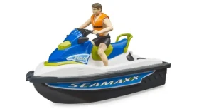 Bruder 63151 BWORLD Vodní skútr Seamaxx s figurkou