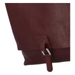 Dámský kožený kabelko batoh Semmy, bordó