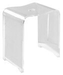 RIDDER - TRENDY koupelnová stolička 40x48x27,5cm, čirá A211100