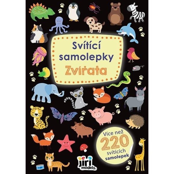 Zvířata Svítící samolepky