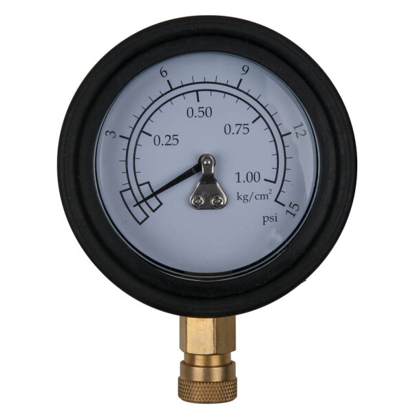 KS Tools 150.2327 Manometr Ø 75,0 mm, 0 - 1 bar s 1/4 rychlospojkou