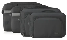 4smarts Target Eco Slim 15-16" černá / Brašna pro notebook / do 16" / polyester RPET / ramenní popruh (541763)