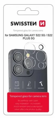 SWISSTEN Ochranné sklo čoček fotoaparátu pro SAMSUNG GALAXY S22/S22+ (94500202)