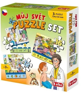 EFKO Puzzle Můj svět 3v1