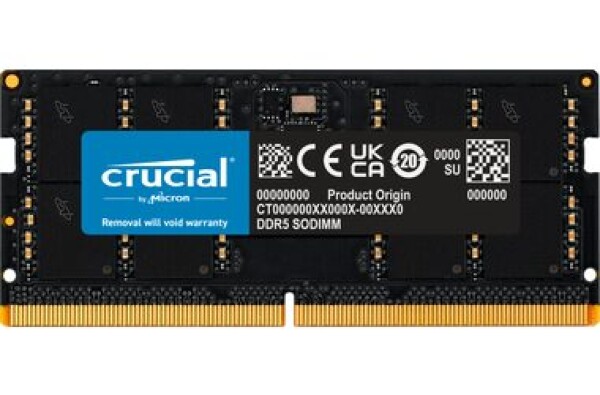 Crucial 32GB (1x32GB) 5200MHz / DDR5 / SO-DIMM / CL42 / 1.1V (CT32G52C42S5)