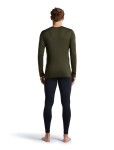 Pánské merino triko dlouhý rukáv ICEBREAKER Mens 260 Tech LS Crewe, Dark Loden velikost: XL