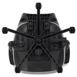 Židle kancelářská, šedá MESH síťovina, šedá látka, plastový kříž, synchronní mechanismus, kolečka pro tvrdé povrchy