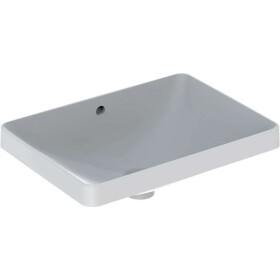 GEBERIT - VariForm Umyvadlo zápustné 55x40 cm, s přepadem, bílá 500.736.01.2