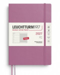 Týdenní plánovač Zápisník Dusty Rose, Medium A5 2027, Softcover,English