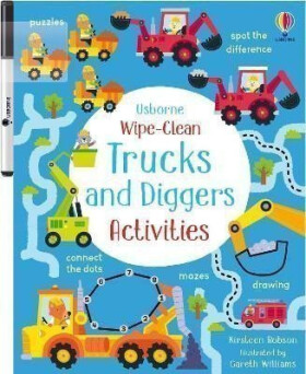 Wipe-Clean Trucks and Diggers Activities - Gareth Williams