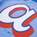 Nike Pánská mikina Atlanta Braves MLB City Connect 2-Hit Club Crew Velikost: 2XL