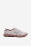 Okenní vzorové polobotky z přírodního semiše Multicolor Flaria 37