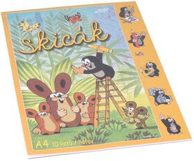 Skicák KRTEK A4, 10 listů