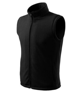 Next fleece vesta unisex černá M