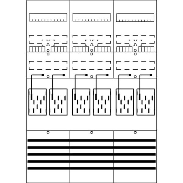 Striebel & John 2CPX054136R9999 BF37L6 pole counter vestavné Počet modulů (šířka) = 36 Obsah 1 ks