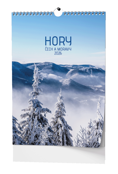 Nástěnný kalendář 2026 Baloušek - Hory Čech a Moravy