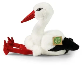 RAPPA Plyšový čáp 32 cm