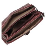 Stylová dámská crossbody kabelka Nikola, červená