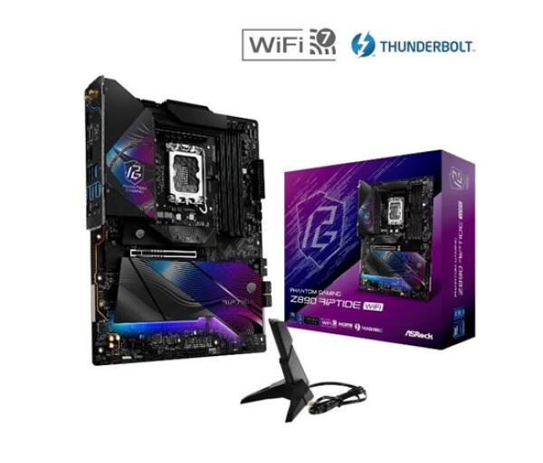 ASRock MB Sc LGA1851 Z890 RIPTIDE WIFI, Intel Z890, 4xDDR5, 1xHDMI, 2xThunderbolt, WI-FI EDF_380964