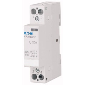 Eaton CR2011012 instalační stykač Jmenovité napětí: 12 V DC/AC Spínací proud (max.): 20 A 1 spínací kontakt, 1 rozpínací kontakt 1 ks