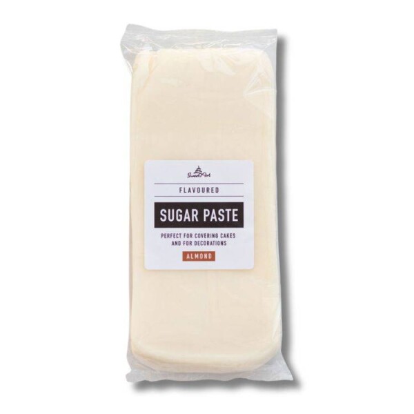 Fondán na dort SweetArt White s příchutí marcipánu (1 kg)