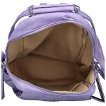 Stylový dámský koženkový kabelko/batoh Cedra, fialová