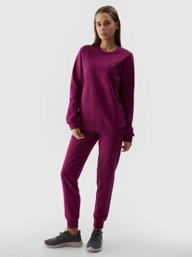 Dámské tepláky typu jogger 4F - fialové Velikost: XL