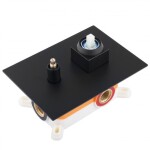 Erga Dual, podomítková sprchová souprava s dešťovou hlavicí 30x30 cm, i-BOX instalační systém, černá matná, ERG-YKA-BP.DUAL30-BLK