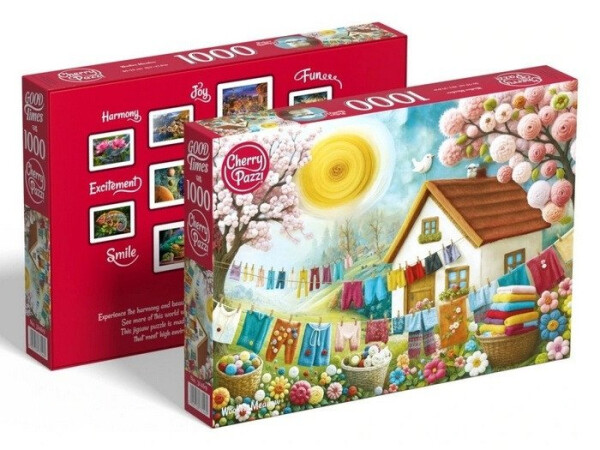 Cherry Pazzi Puzzle - Woollen Meadow 1000 dílků