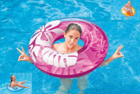 Kruh nafukovací prům. 91cm 3 barvy od 9 let v sáčku - Alltoys Intex