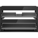 MEXEN - Box-A skříňka pro umyvadlo 70, 2 zásuvky, černá lesk 91AX0-0700-470-2-70