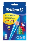 Pastelky Silverino silné 12ks - Pelikan