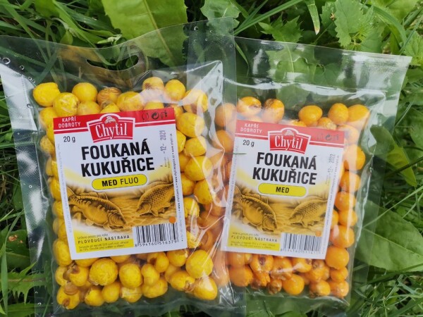 Chytil Foukaná kukuřice 20g - Med FLUO,Chytil Foukaná kukuřice 20g - Med FLUO