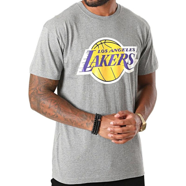 Mitchell Ness NBA Los Angeles Lakers Tričko logem týmu BMTRINTL1268-LALGYML